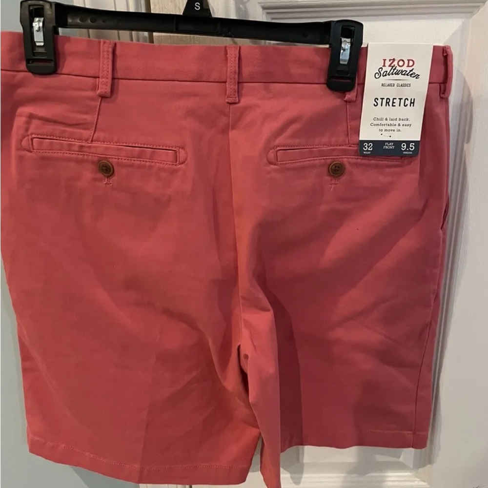 NWT Izod Saltwatwr Shorts Flat Front NWT 32 Waist - Picture 2 of 2